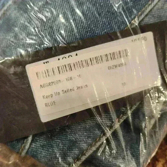 NWT Momokrom Nasty Gal Keep Up Belted Medium Wash High Waisted Blue Jeans $58 - Picture 8 of 15